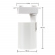 Foco LED Bron Blanco 20W para Carril Monofásico 