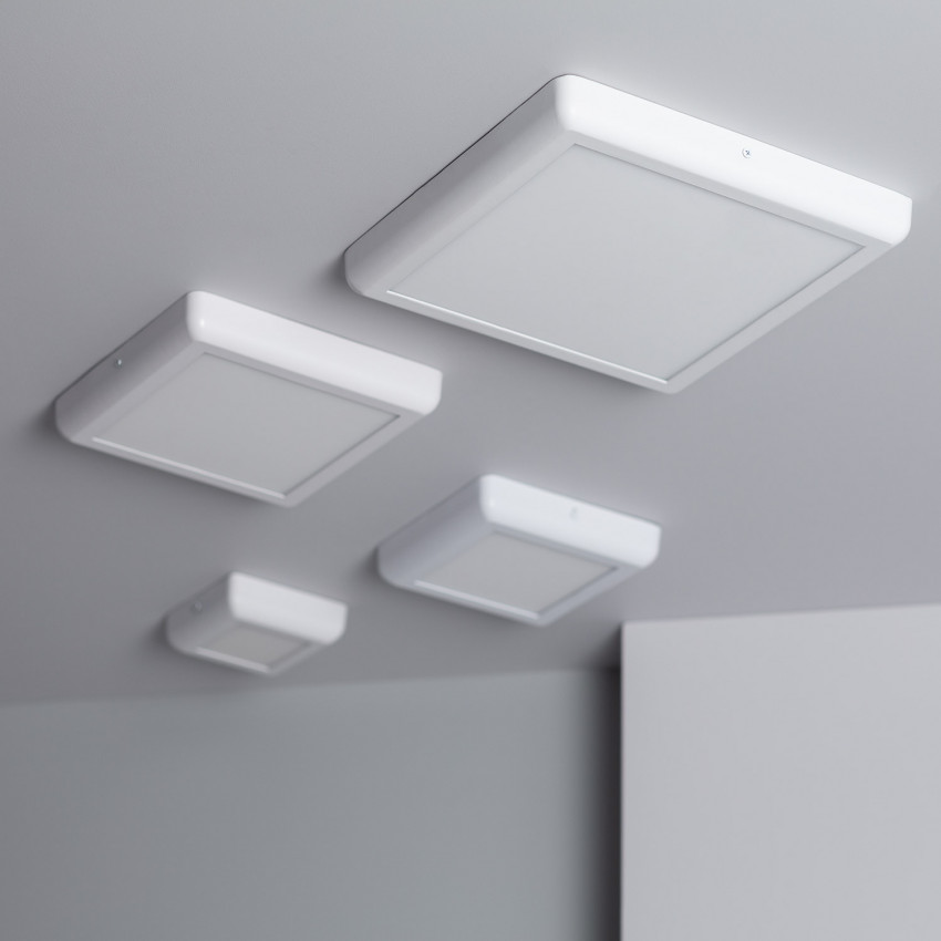 Plafonnier LED Carré White Design 12W