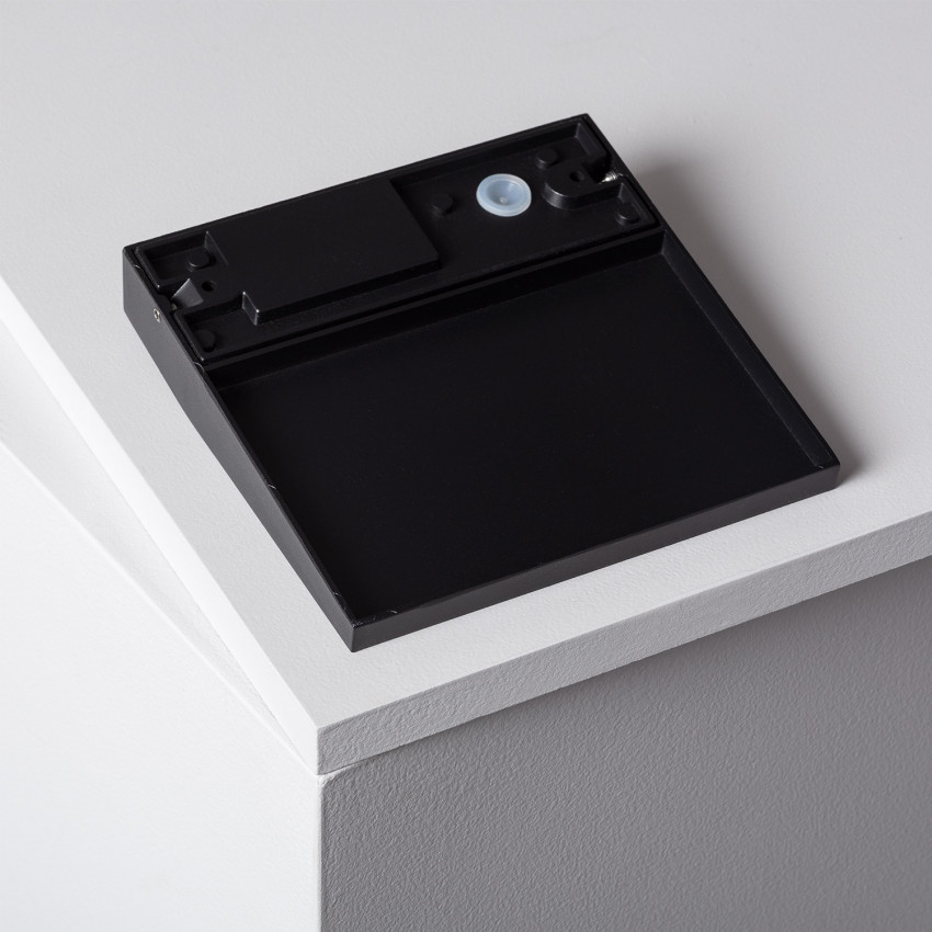 Aplique LED Jade Cuadrado 6W Negro