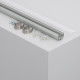Perfil de Aluminio Colgante 1m para Tiras LED