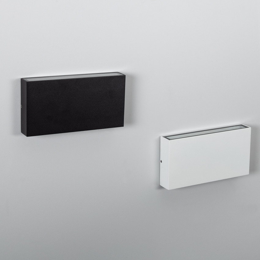 Aplique de Pared LED Kaira Iluminación Doble Cara IP54 12W Negro