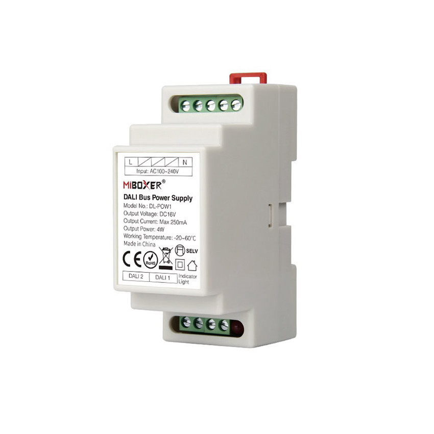 Bloc d’Alimentation BUS DALI 16V DC 250mA MiBoxer DL-POW1 