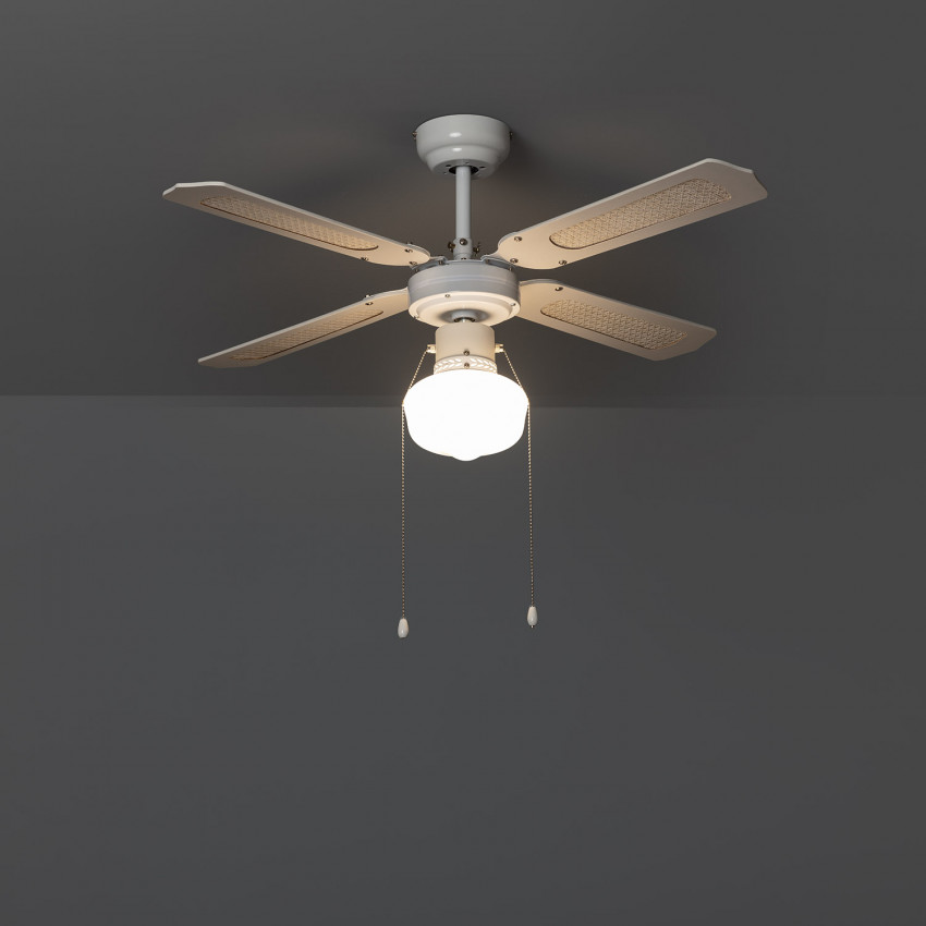 Ventilateur de Plafond LED Elegant 12W Noir