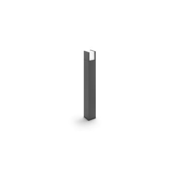 Balise LED Extérieure PHILIPS 6W en Saillie sur Pied 77cm  Post Arbour Anthracite
