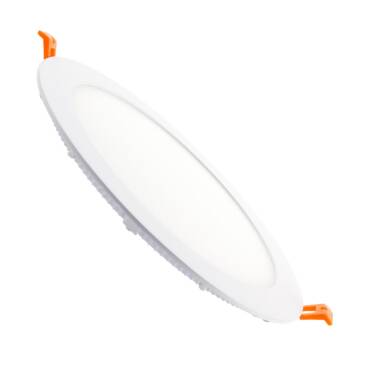 Dalle LED 18W Ronde Extra-Plate Coupe Ø 205 mm Plusieurs options