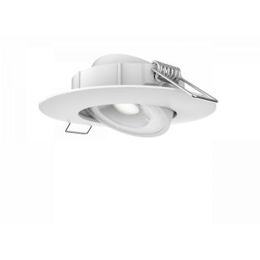 Spot Downlight LED 5W Orientable Rond Coupe Ø 68 mm Plusieurs options