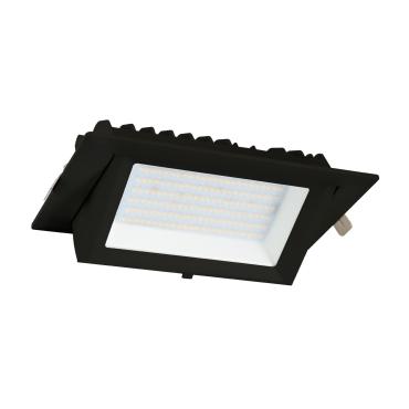 Spot Downlight LED 48W Rectangulaire Orientable SAMSUNG 130 lm/W LIFUD Coupe 210x125 mm Noir Plusieurs options