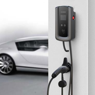 Borne de Recharge pour Voiture Électrique SMART WiFi 11-22kW Triphasé 5m 22000 W