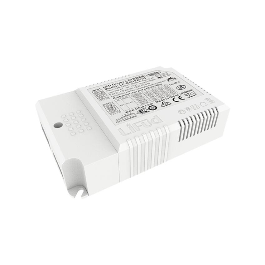 Driver LIFUD Dimmable DALI 1-10V 220-240V Sortie 25-42V DC 550-1050mA 23-44W No Flicker LF-GSD040YG