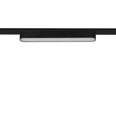 Spot Linéaire LED 12W CRI90 Noir 222mm pour Rail Magnétique Monophasé Super Slim 25mm 48V Plusieurs options