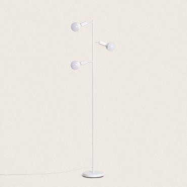 Lampadaire Métal Aratz 3 Spots Camel