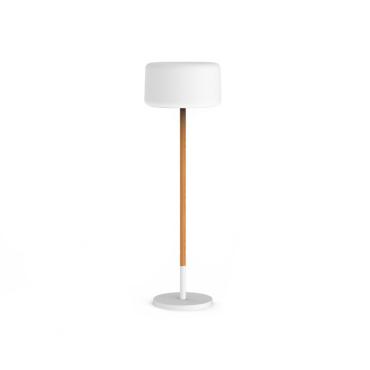 Lampadaire LED Extérieur RGBW Chloe Plant Solar Smarttech Brun clair