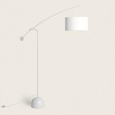 Lampadaire Métal Meetkunde Blanc
