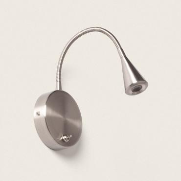 Lampe Murale LED Métal Koiné 3W avec Interrupteur 3000K