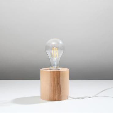 Lampe à Poser Bois Salgado SOLLUX Naturel