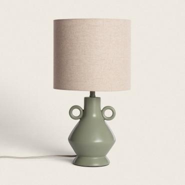 Lampe à Poser en Résine Moudrost Vert Céladon
