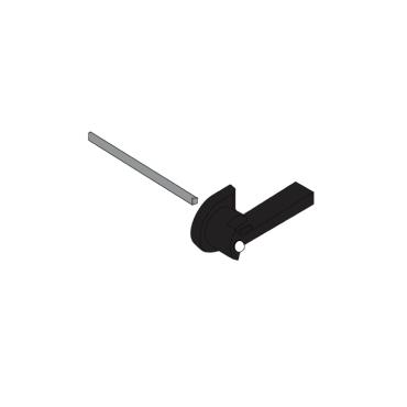 Poignée de déconnexion avec Axe 360mm 250-630A Bas de Commande de Porte d'Armoire 630 A