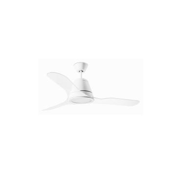 Ventilateur de Plafond Silencieux Tiga Blanc 132cm Moteur DC LEDS-C4 30-3249-CF-M1 Blanc