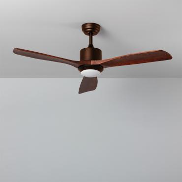 Ventilateur de plafond silencieux Forest Marron 132cm Moteur DC Télécommande