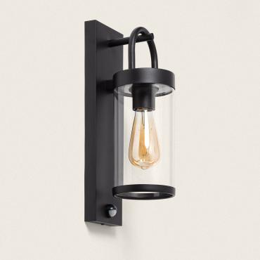 Benny Outdoor Wall Lamp with PIR Motion Sensor - Light Brown