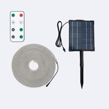 10M 24V DC Outdoor Solar SMD2835 LED Strip 60LED/m 12mm Wide Cut at Every 100cm IP65 - Warm White