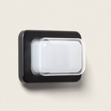 Gulpos Oblong 8W Outdoor LED Wall Lamp in Black - Matte Black