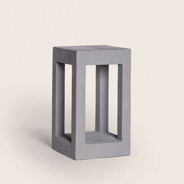 Blynte 6W Cement Dimmable Outdoor LED Bollard 35cm - Stone Grey