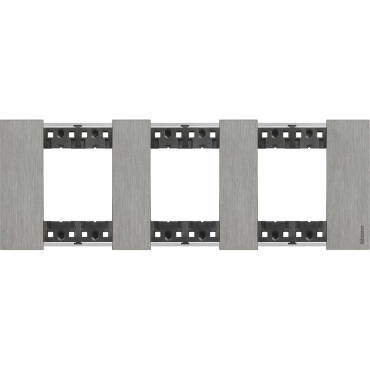 BTicino Living Now 2 x 3 KA4802M3__ Metal Module Plate Cover - Several options