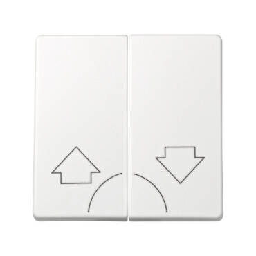 Double Key for Blinds Mechanism SIMON 73 LOFT 73028 - White