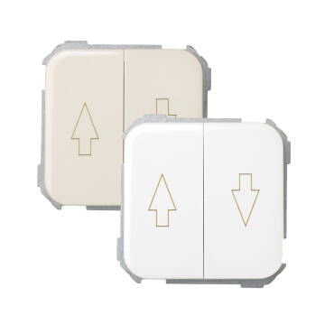 SIMON 31 31331 Push Button Switch Mechanisc for Blinds with Button - White