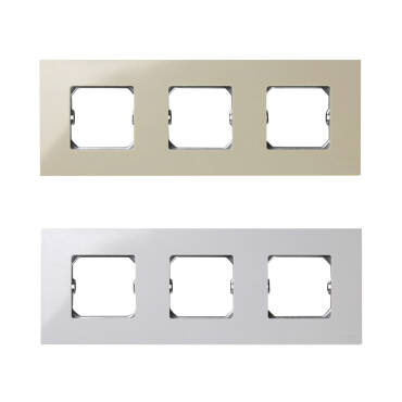 SIMON 27 x3 Module Frame Play 2700630 - Ivory