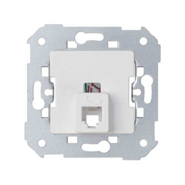 Telephone Socket Module with 6 Contacts SIMON 75 75481-30 - White