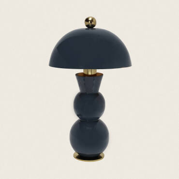 Onkar Metal Table Lamp - Turquoise