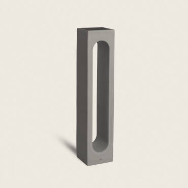 Sylexa 6W Cement Dimmable Outdoor LED Bollard 70cm - Stone Grey