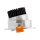 Foco LED Downlight Circular COB 12W Plata