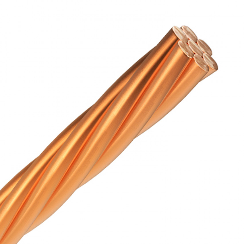 35mm² Bare Copper Grounding Conductor