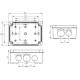 Caja Estanca 165x120x72 mm