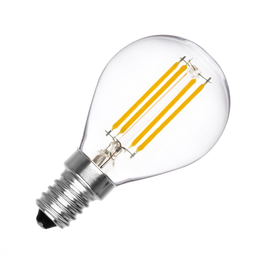 G45 E14 3W LED Spherical Filament Bulb (Dimmable)