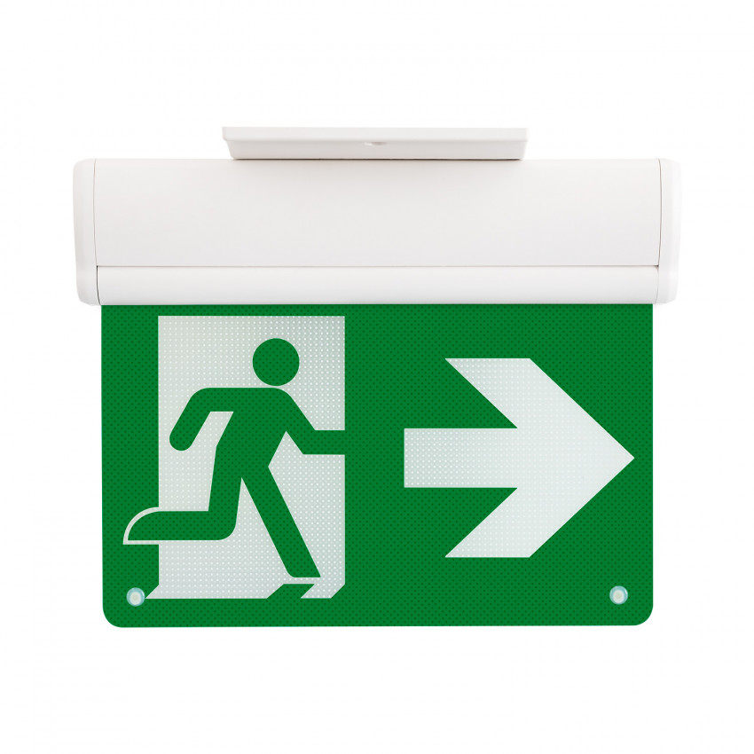 2W Double Sided Emergency LED Sign Kit with Autotest Button
