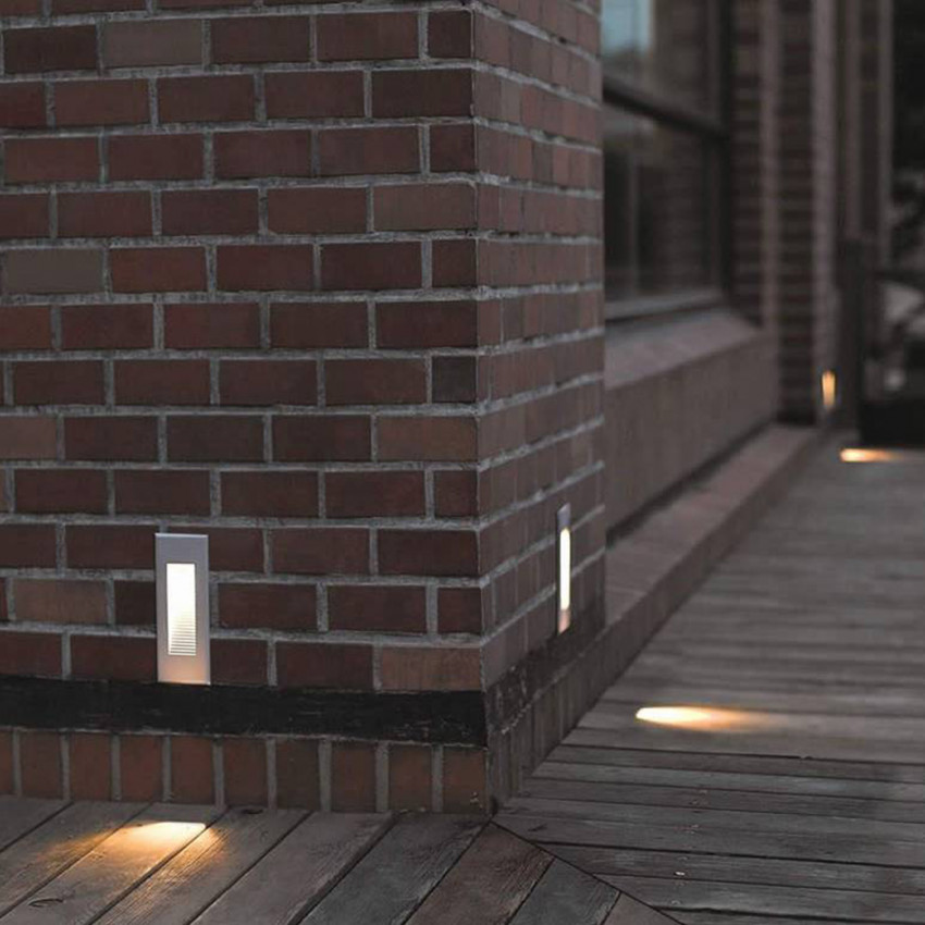 Baliza LED Empotrable en Pared Micenas Effect 2.2W IP65 LEDS-C4