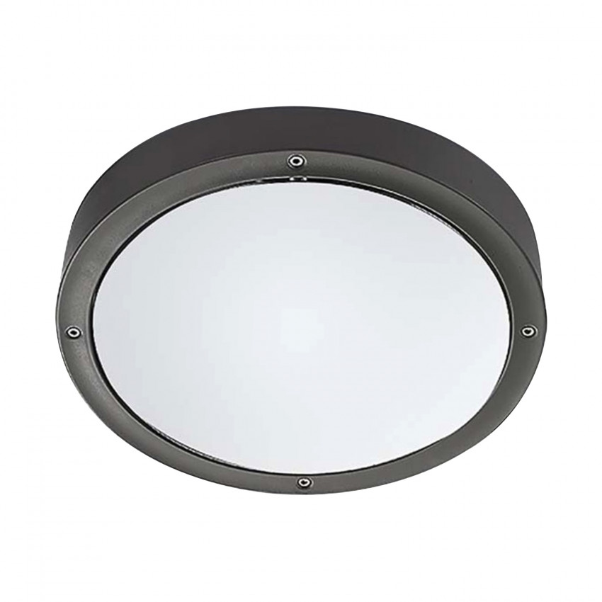 Grey 14.5W LEDS-C4 15-9835-34-CL Basic Aluminium LED Surface Light