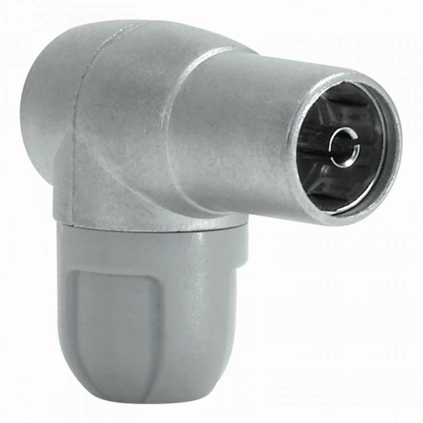 Conector Antena Hembra TELEVES CEI Acodado-Blindado