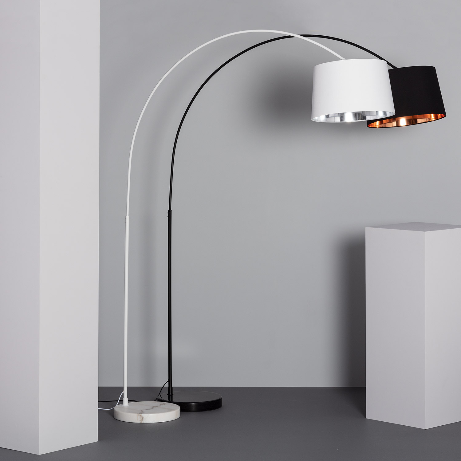 overhanging standard lamp