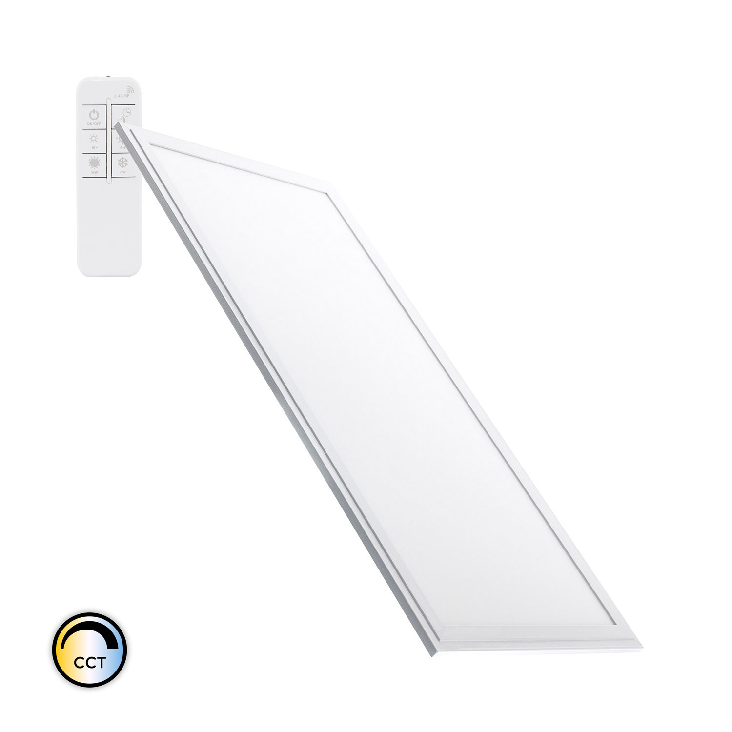 24W 2400lm Dimmable Selectable CCT LED Panel - Ledkia