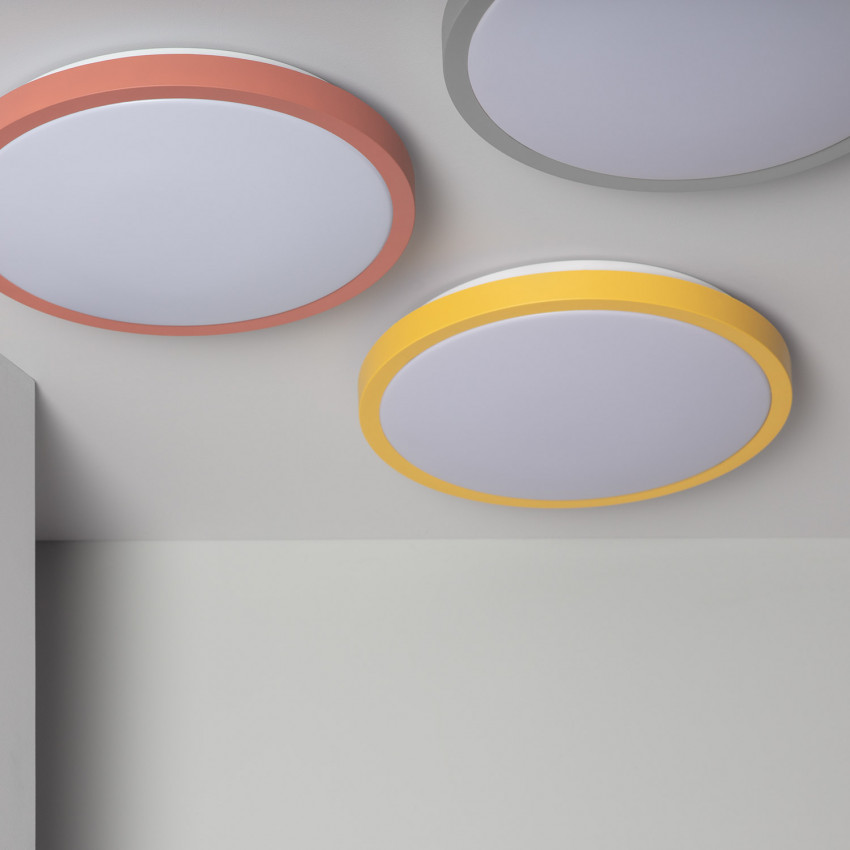 Round 19W Faina LED Surface Panel with Selectable CCT Ø400 mm