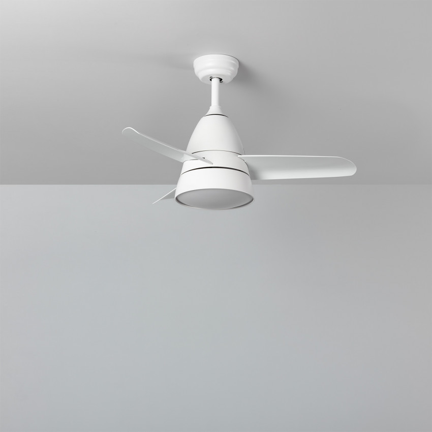 White 91cm Motor DC 'lndustrial' LED Ceiling Fan 