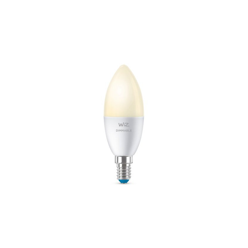 4.9W E14 C37 Smart WiFi + Bluetooth WIZ Dimmable LED Bulb 