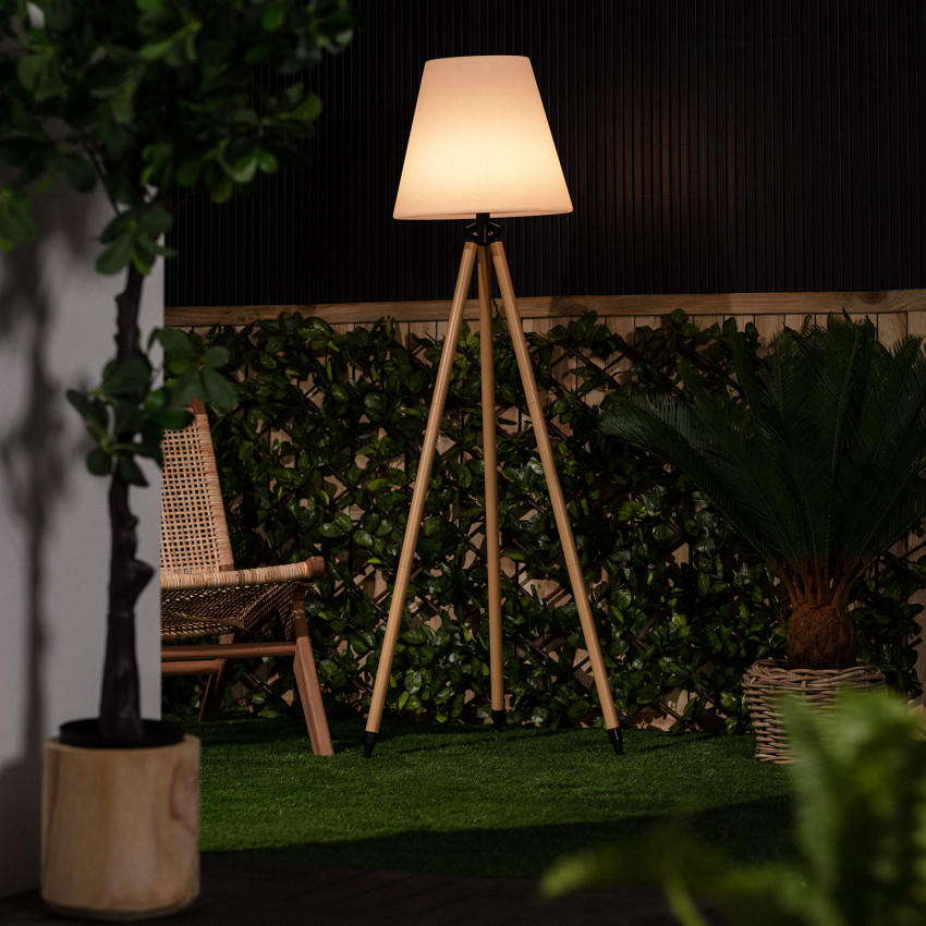 Kefre RGBW Solar Rechargeable Outdoor LED Floor Lamp