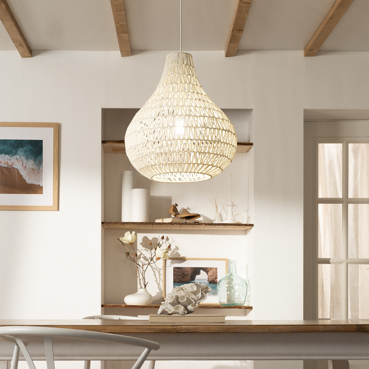 Mydah Rope Pendant Lamp ILUZZIA - Ledkia