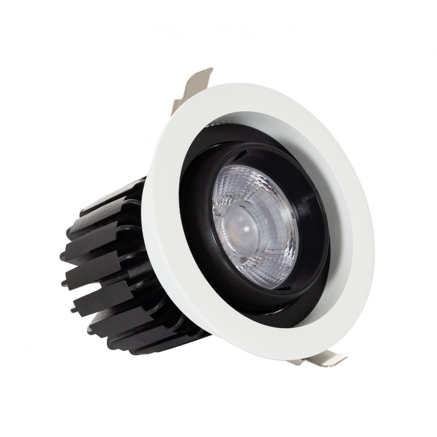 Round 18W 360º Adjustable COB Expert Colour No Flicker CRI90 LED Spotlight Ø115mm Cut-Out